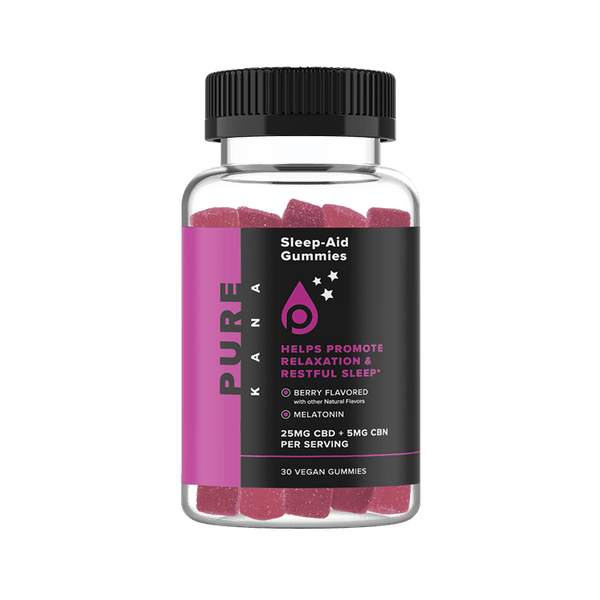 CBD Sleep Gummies with Melatonin - 750 mg | Berry | PureKana