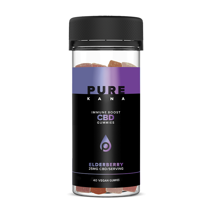 Immunity CBD Gummies with Elderberry Extract + 25mg CBD