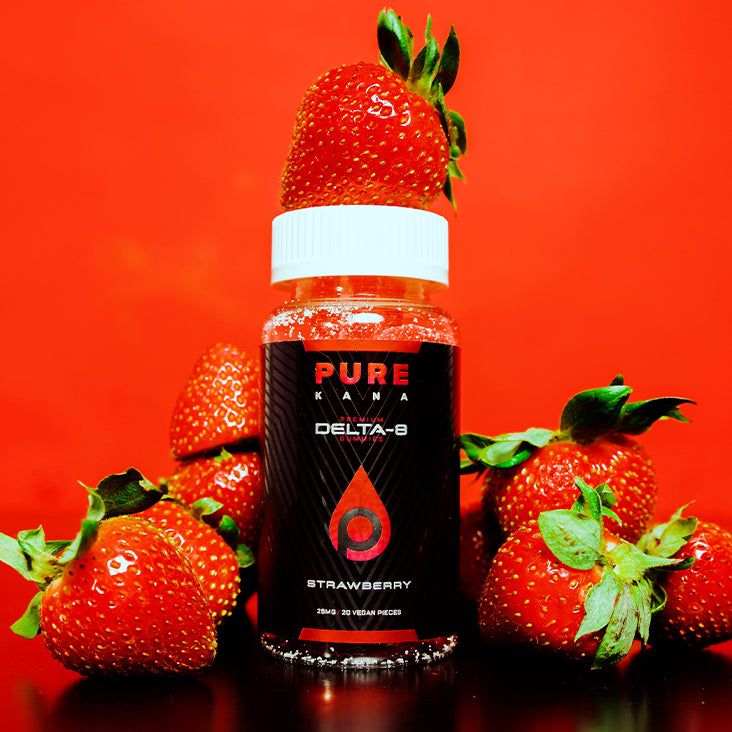 Delta 8 Gummies 500mg | 25mg per Gummy | PureKana
