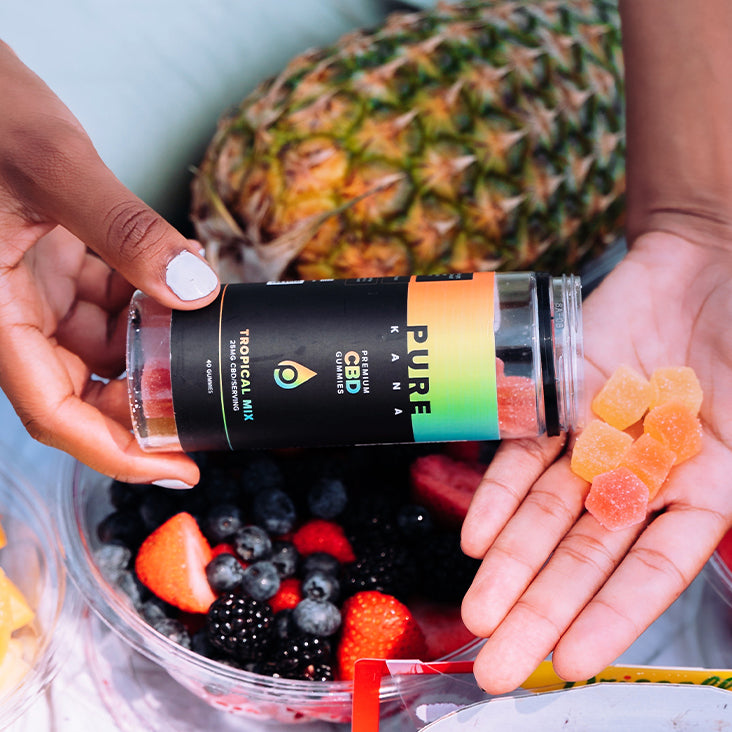 1000mg Full Spectrum CBD Gummies | 25 Gummies | PureKana
