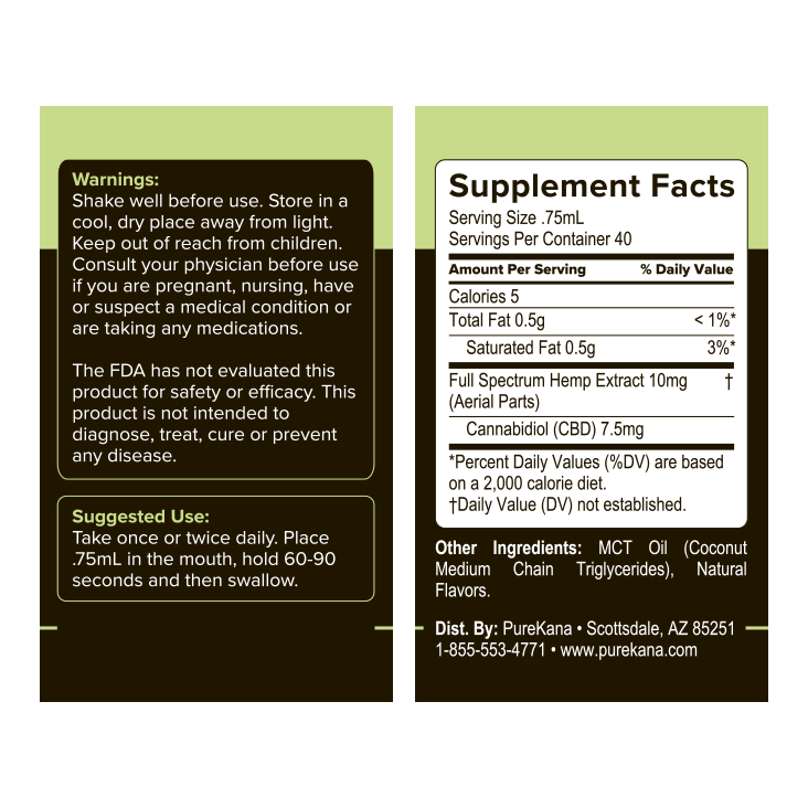 300 mg CBD Oil | Full-Spectrum | PureKana 300 mg CBD Oil | Full-Spectrum | PureKana