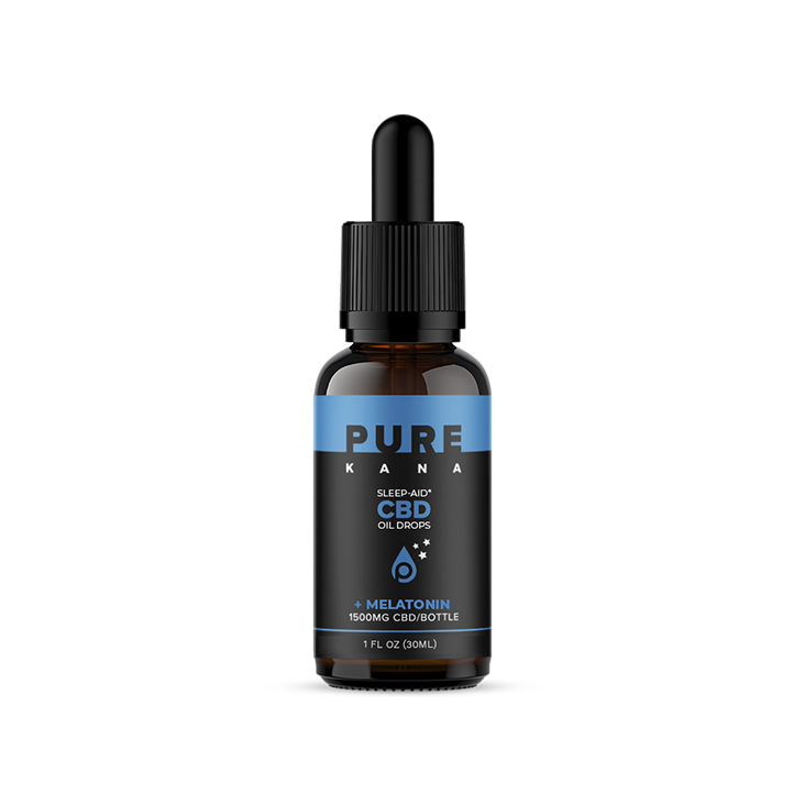 CBD Sleep Aid Tincture + Melatonin | Made in USA | PureKana CBD Sleep Aid Tincture + Melatonin | Made in USA | PureKana