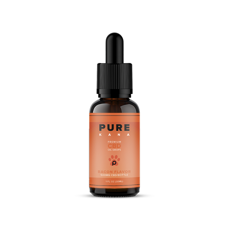 500 mg CBD Oil for Pets | Bacon | PureKana 500 mg CBD Oil for Pets | Bacon | PureKana