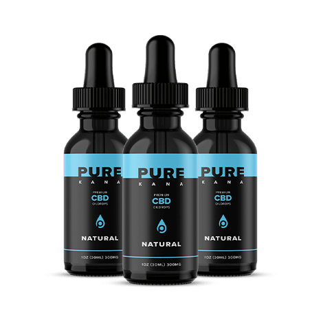 Natural CBD Oil 300mg Bundle 3x