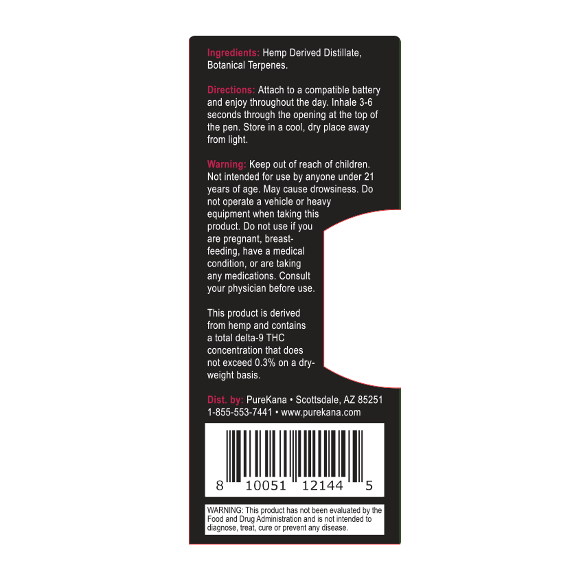 THC-O Cart Berry Gelato label